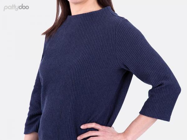 Schnittmuster Stella Damen Turtleneck-Shirt by pattydoo